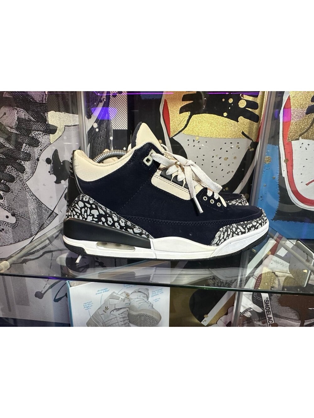 Nike Air Jordan 3 Retro Women's 'Off Noir' SIZE:8